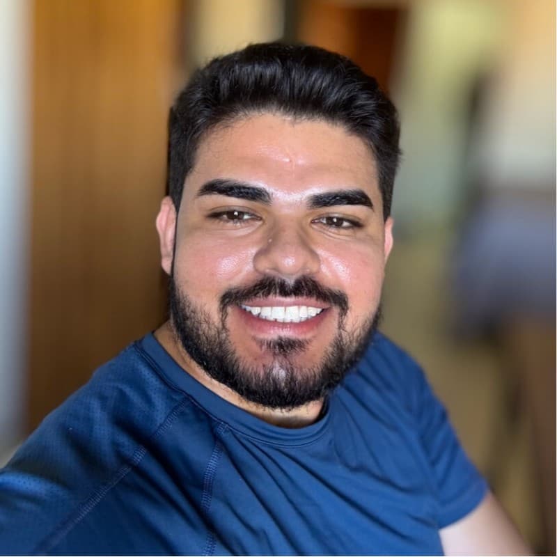 Anderson Santos smiling